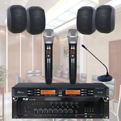 Cấu hình hệ thống âm thanh phòng họp 80m2